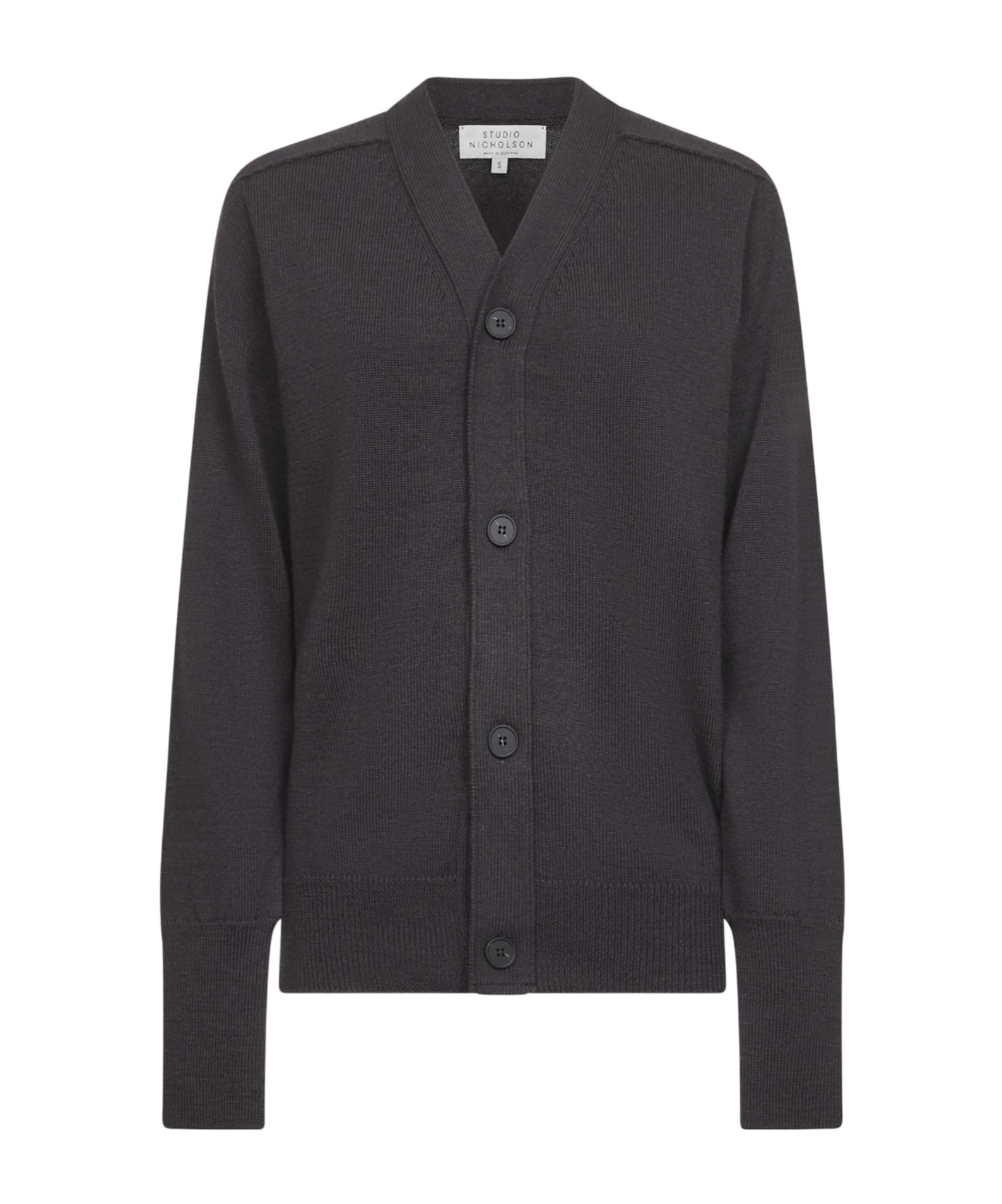 Studio Nicholson Button Sweater In Black