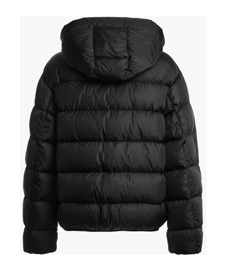 Parajumpers Hooded Down Jacket In Black