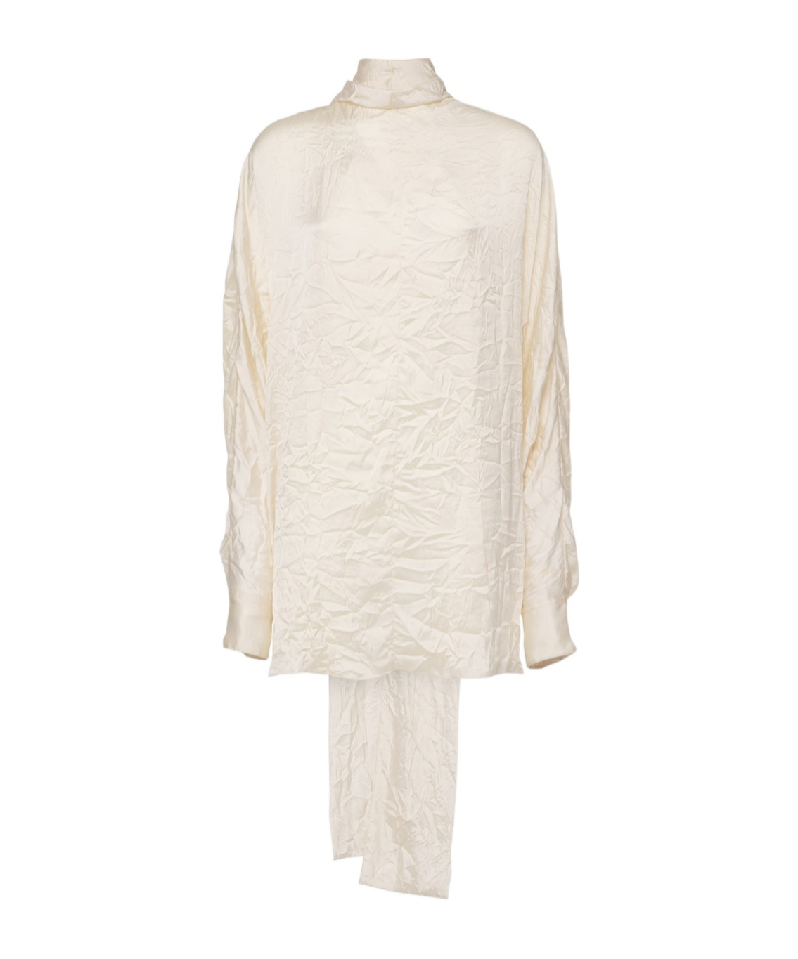 Khaite Bex Satin Top In White