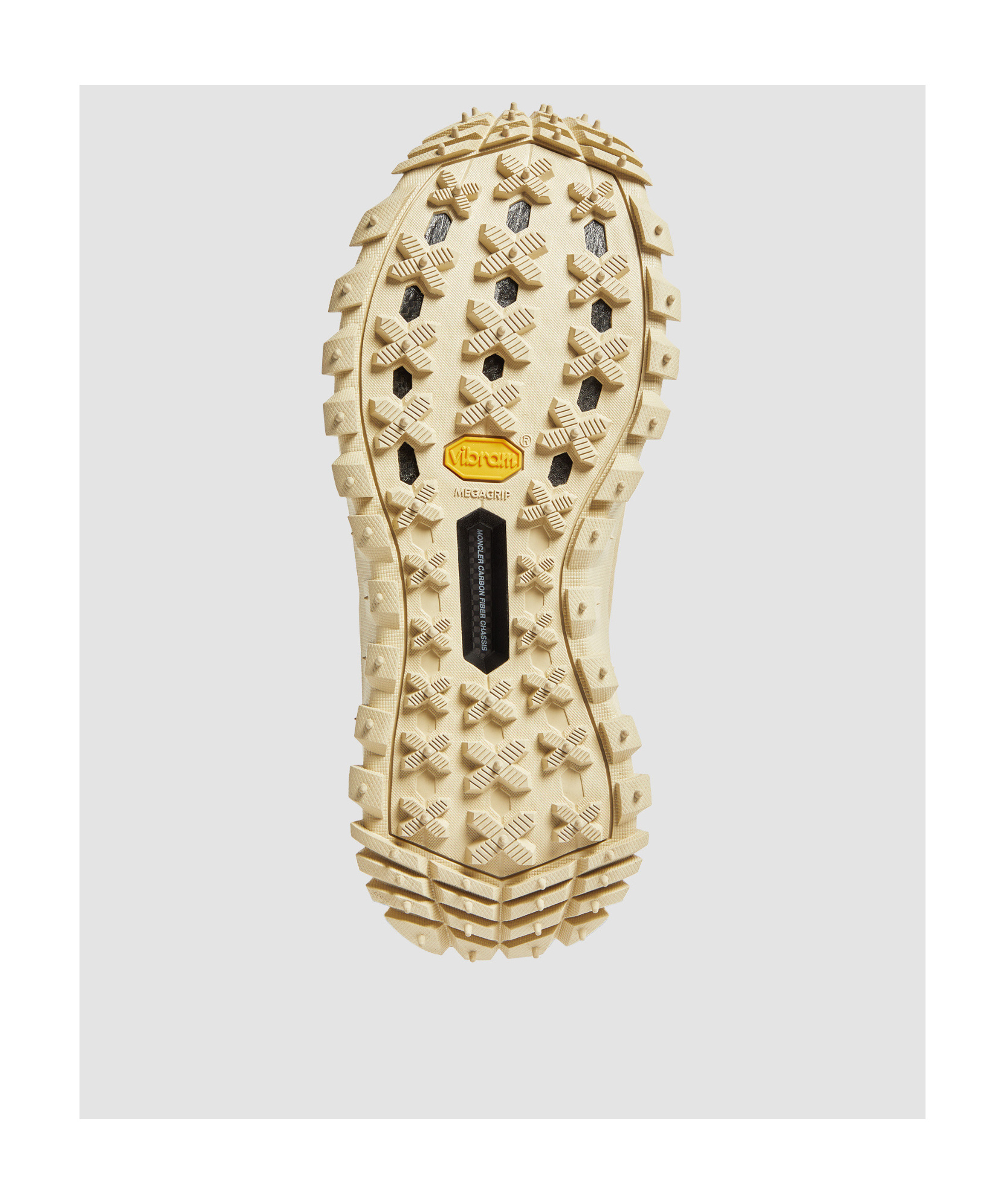 Moncler Beige Fabric Trailgrip Gtx Sneakers In Nude
