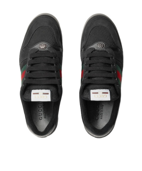 Gucci Men's Gg Screener Sneaker In Black