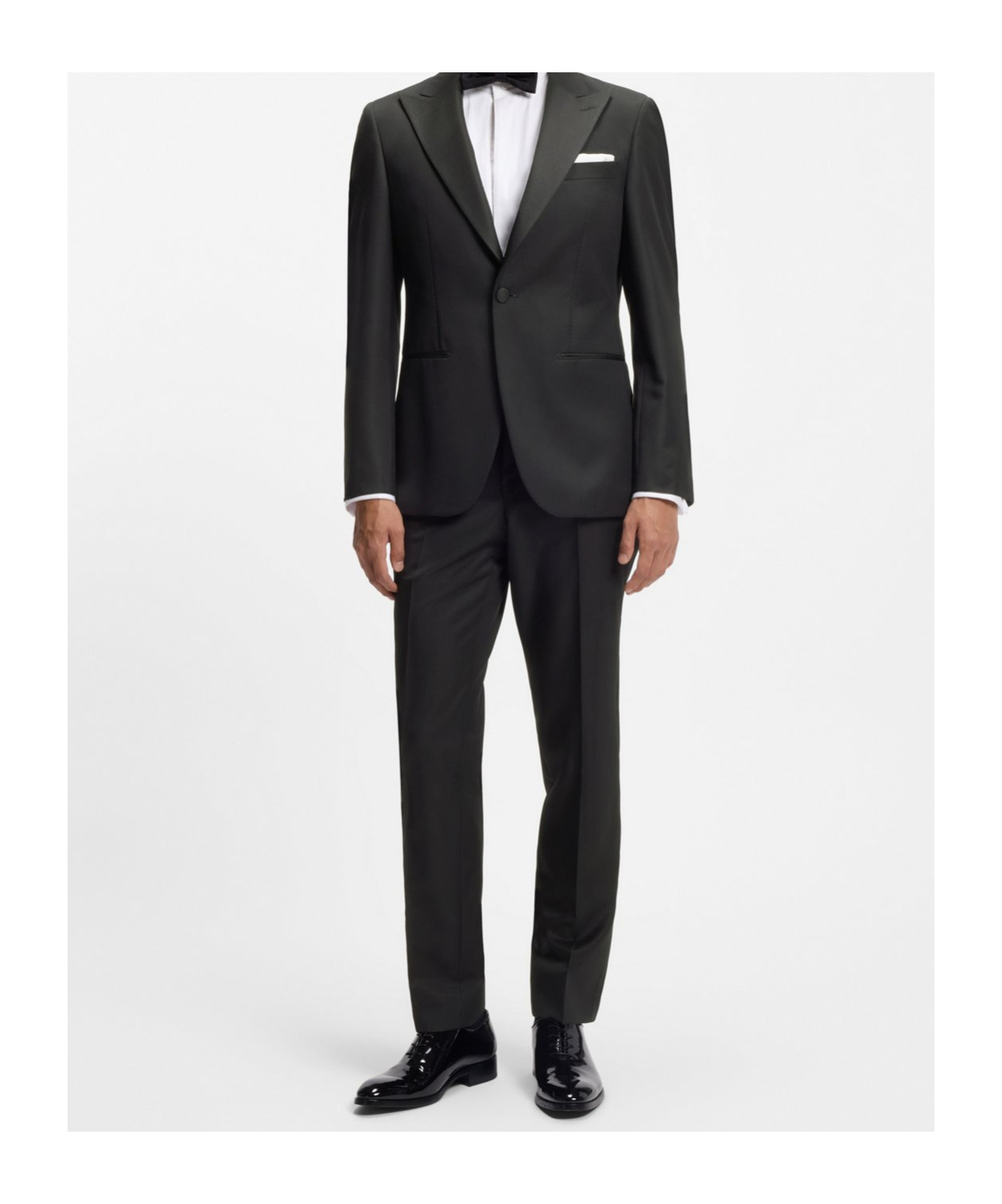 Hugo Boss Long-sleeved Suit In Black