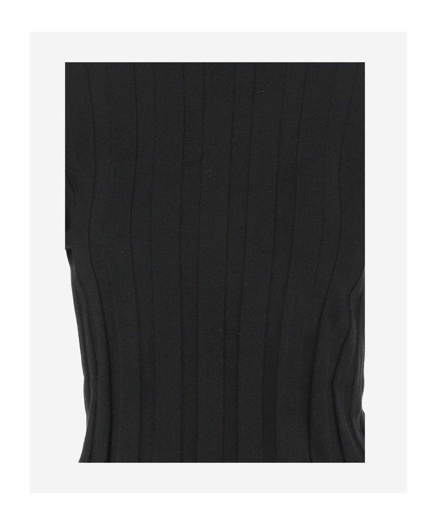 Allude Black Wool Pullover Sweaters In Black