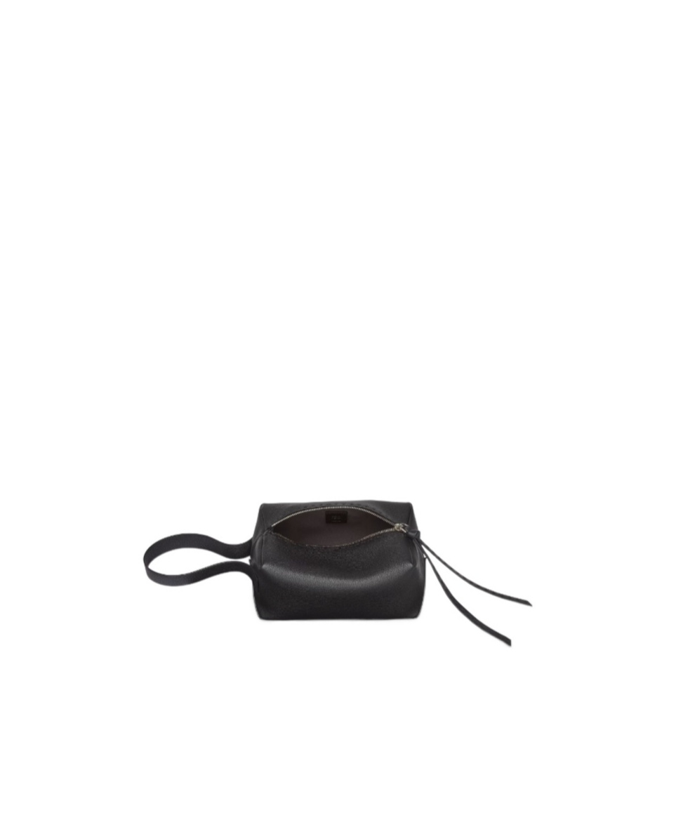Shop Fendi Black Leather Toiletry Case