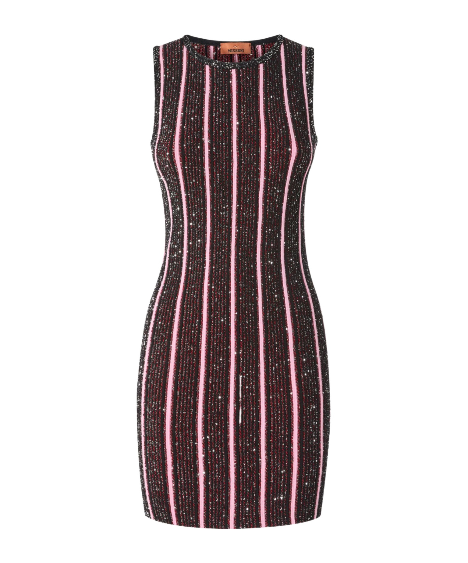 Shop Missoni Sleeveless Dress In Black