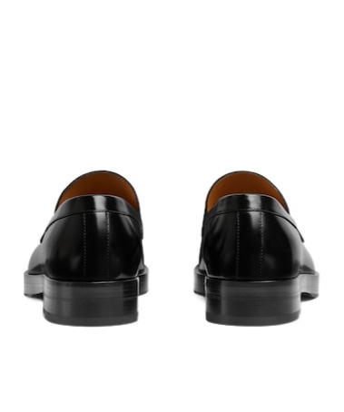 Gucci Horsebit-deatil Leather Loafers In Black