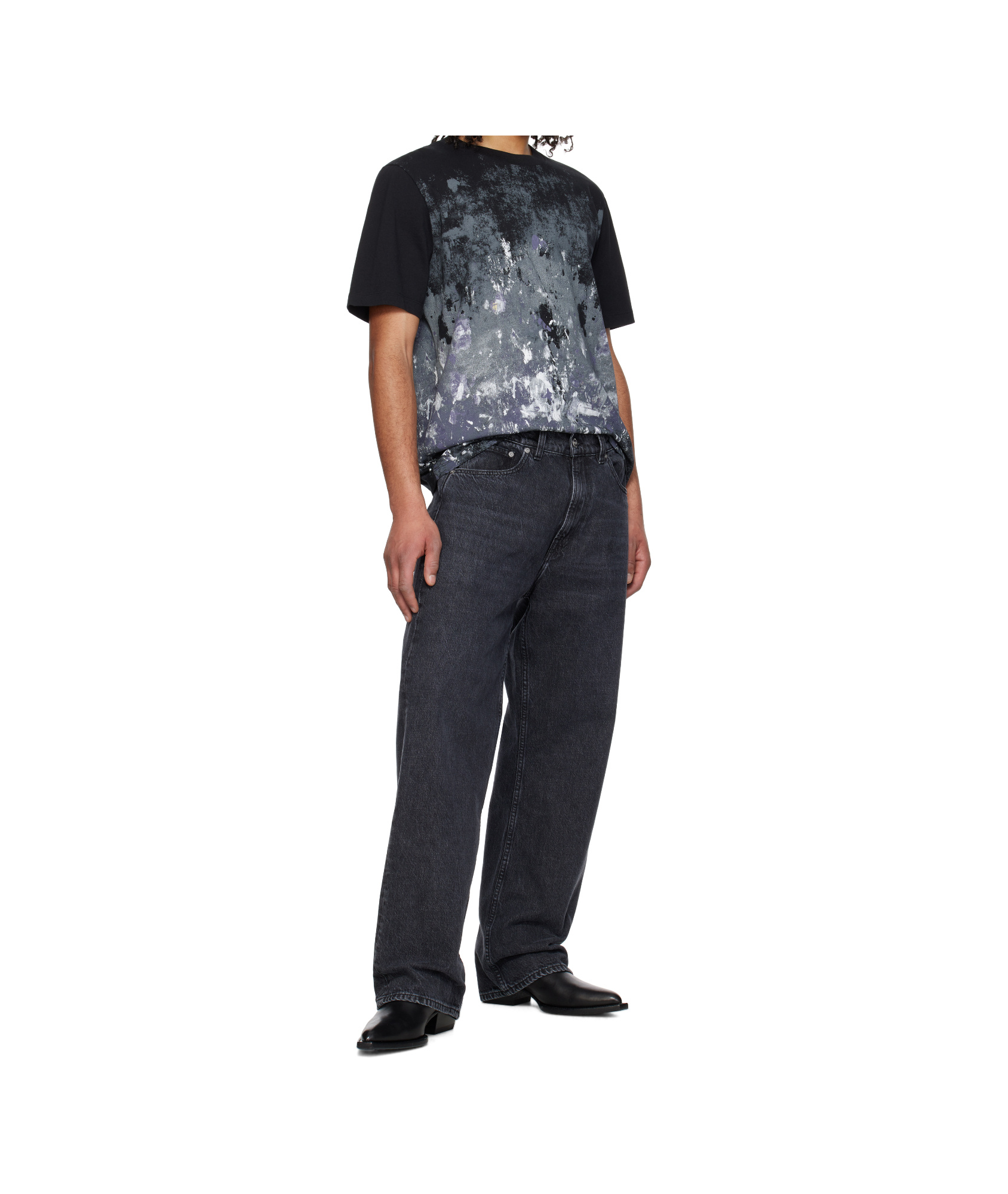 Rag & Bone Relaxed Fit Paint Splatter T-shirt