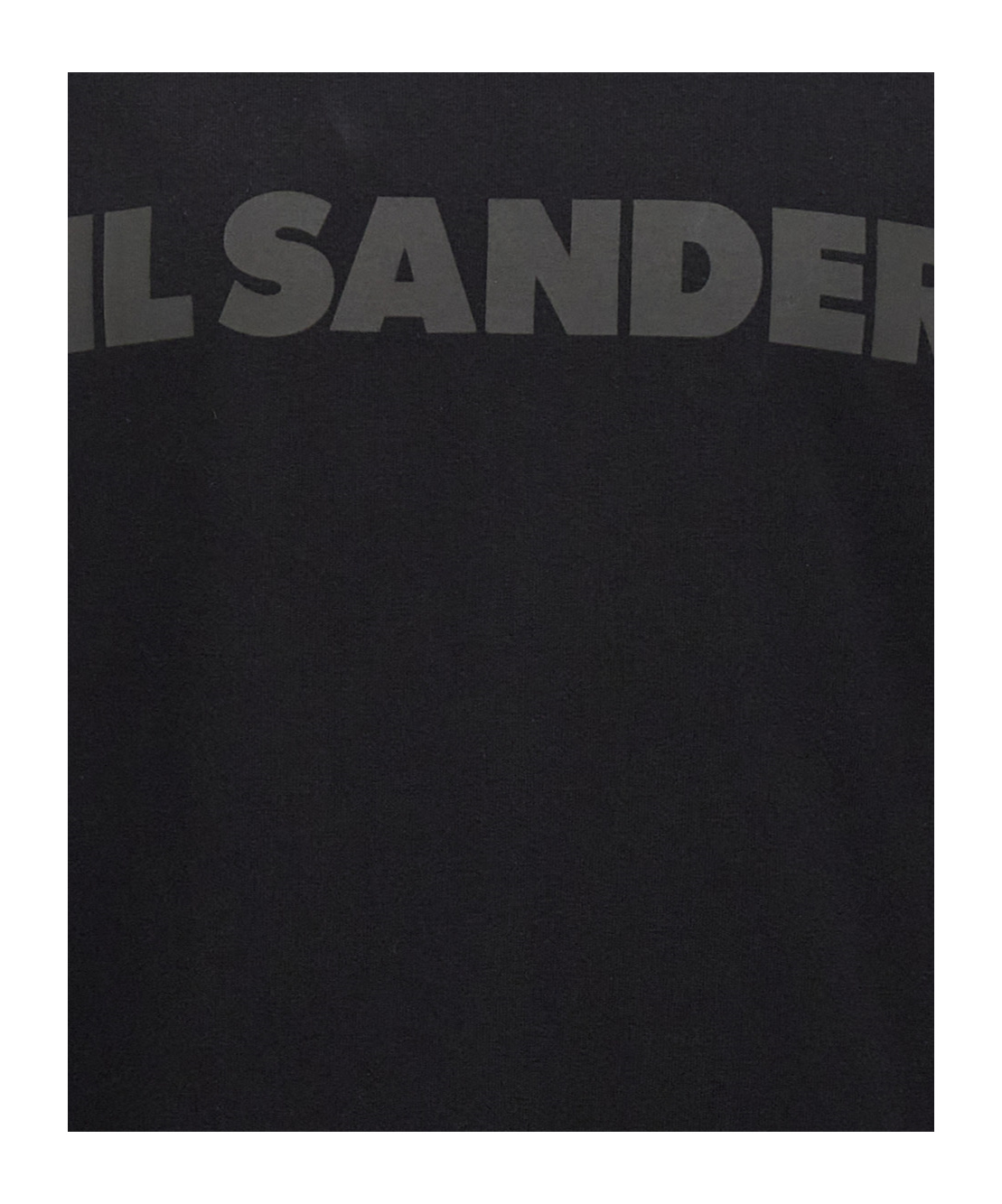 Jil Sander Logo T-shirt In Black