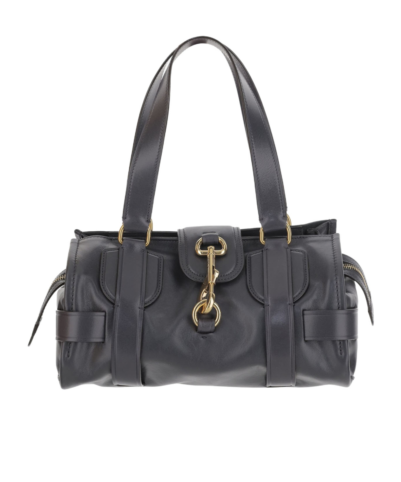 Chloé Double Handle Shoulder Bag In Black