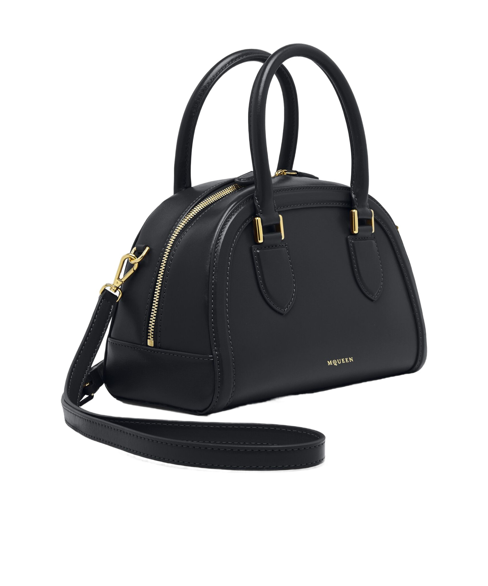 Alexander Mcqueen Small Leather Birdee Boston Cross-body Bag