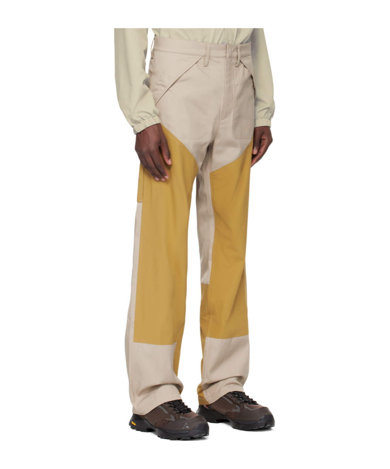 Roa Cargo Trousers Bog Antique Bronze In Nude