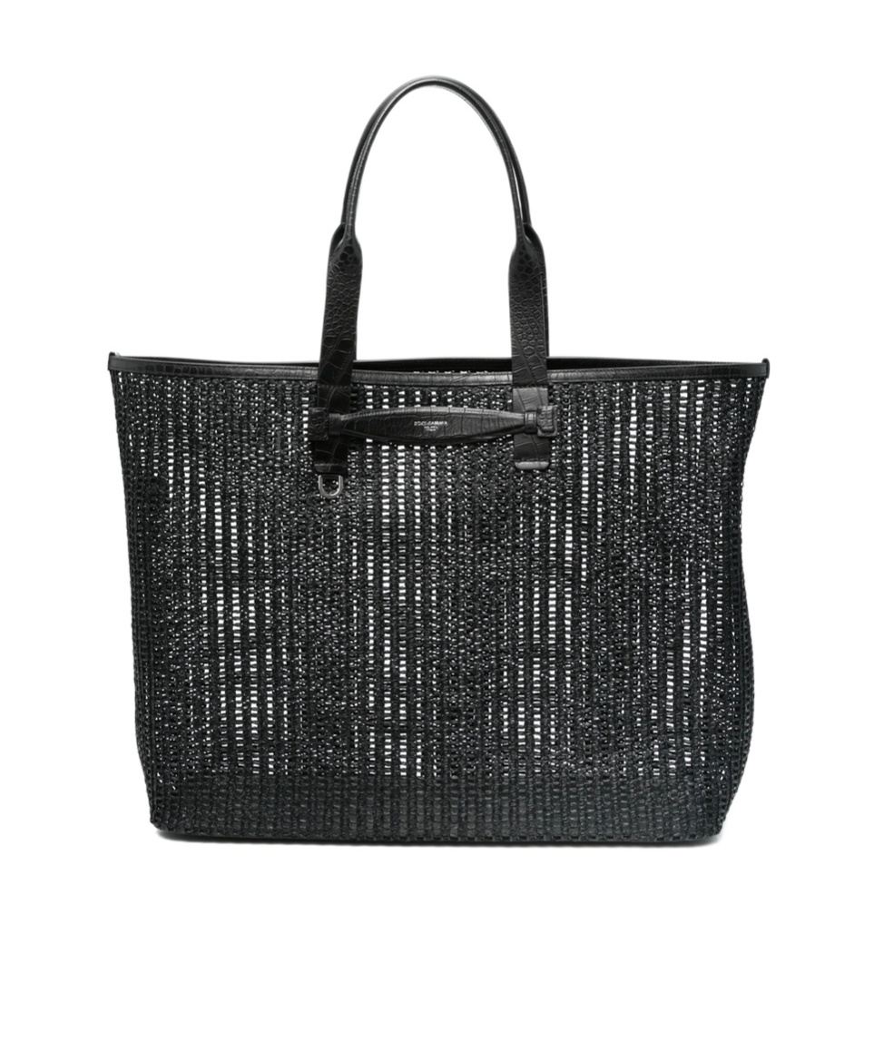 Dolce & Gabbana Double-handle Handbag In Black