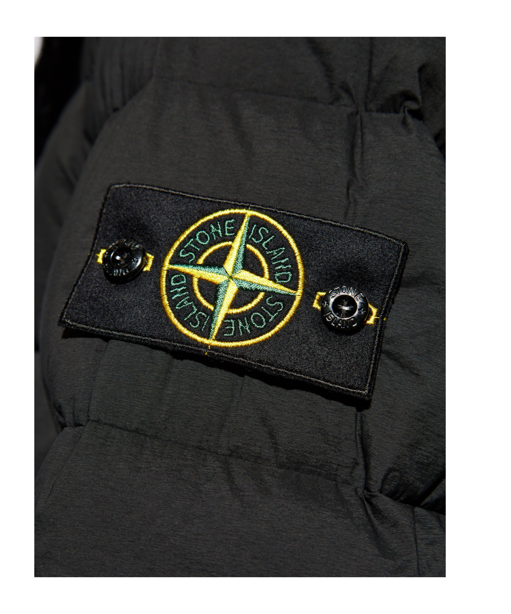 STONE ISLAND HOODED PUFFER JACKET 