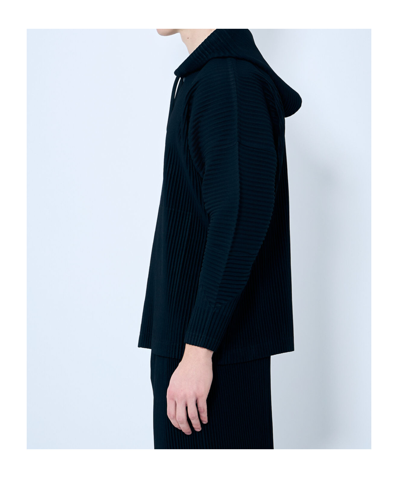 Shop Issey Miyake Mc December Hoodie In Black