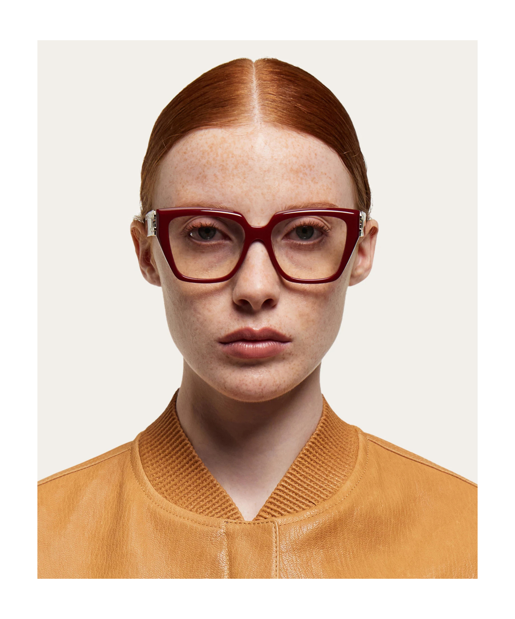 Ferragamo Optical Glasses In Burgundy
