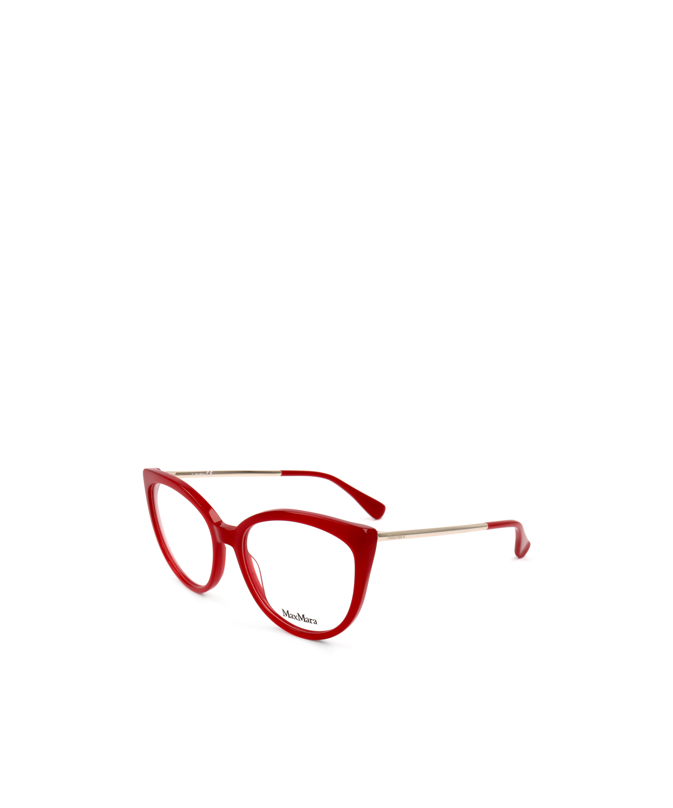 Max Mara Logo Flat Mirror In Red