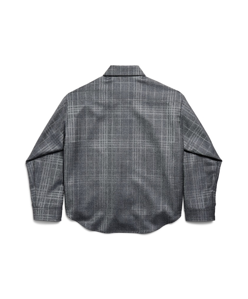 Balenciaga Women's Overshirt In Grey In Gray