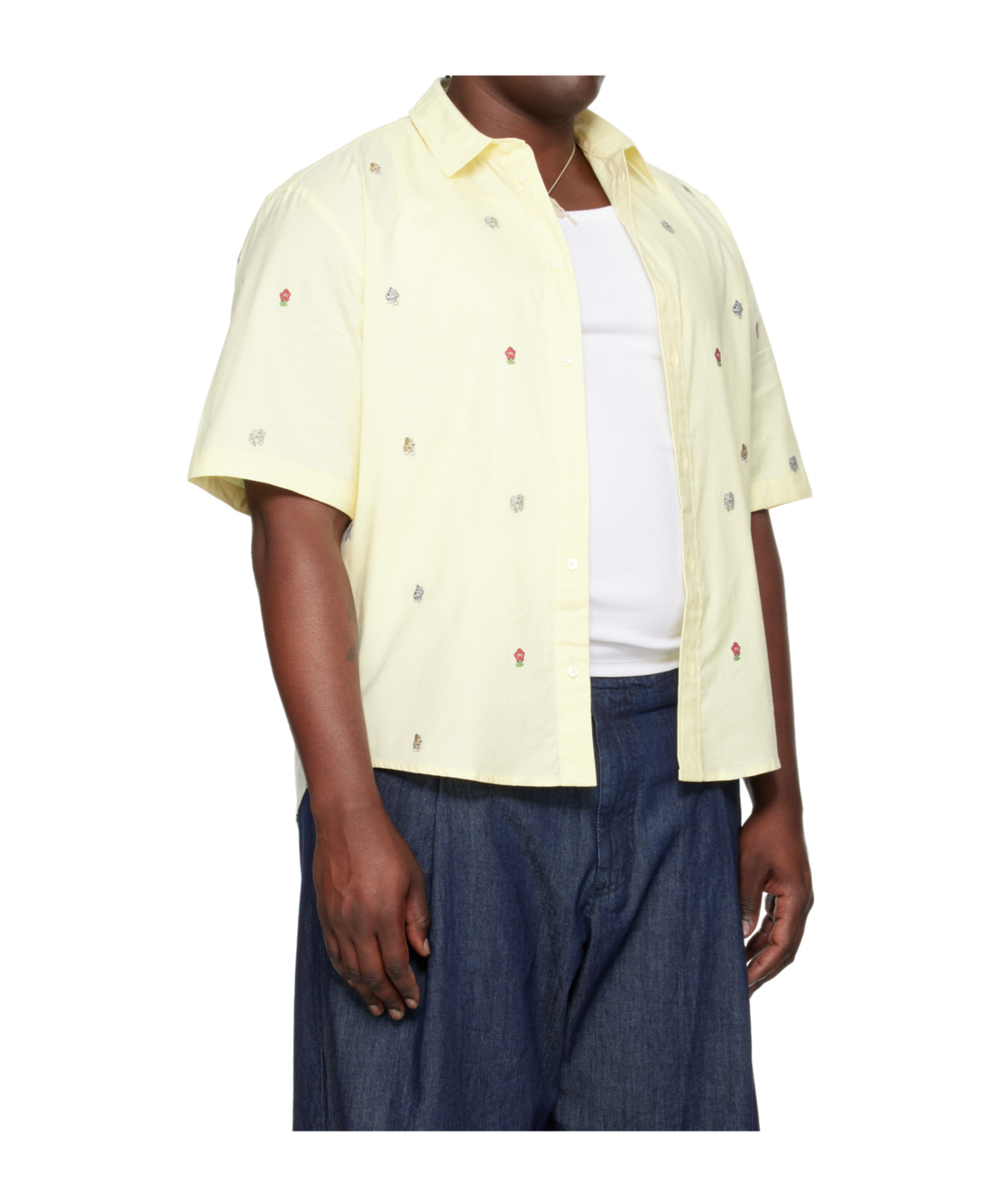 Kenzo Verdy X Paris Short-sleeved Shirt In White