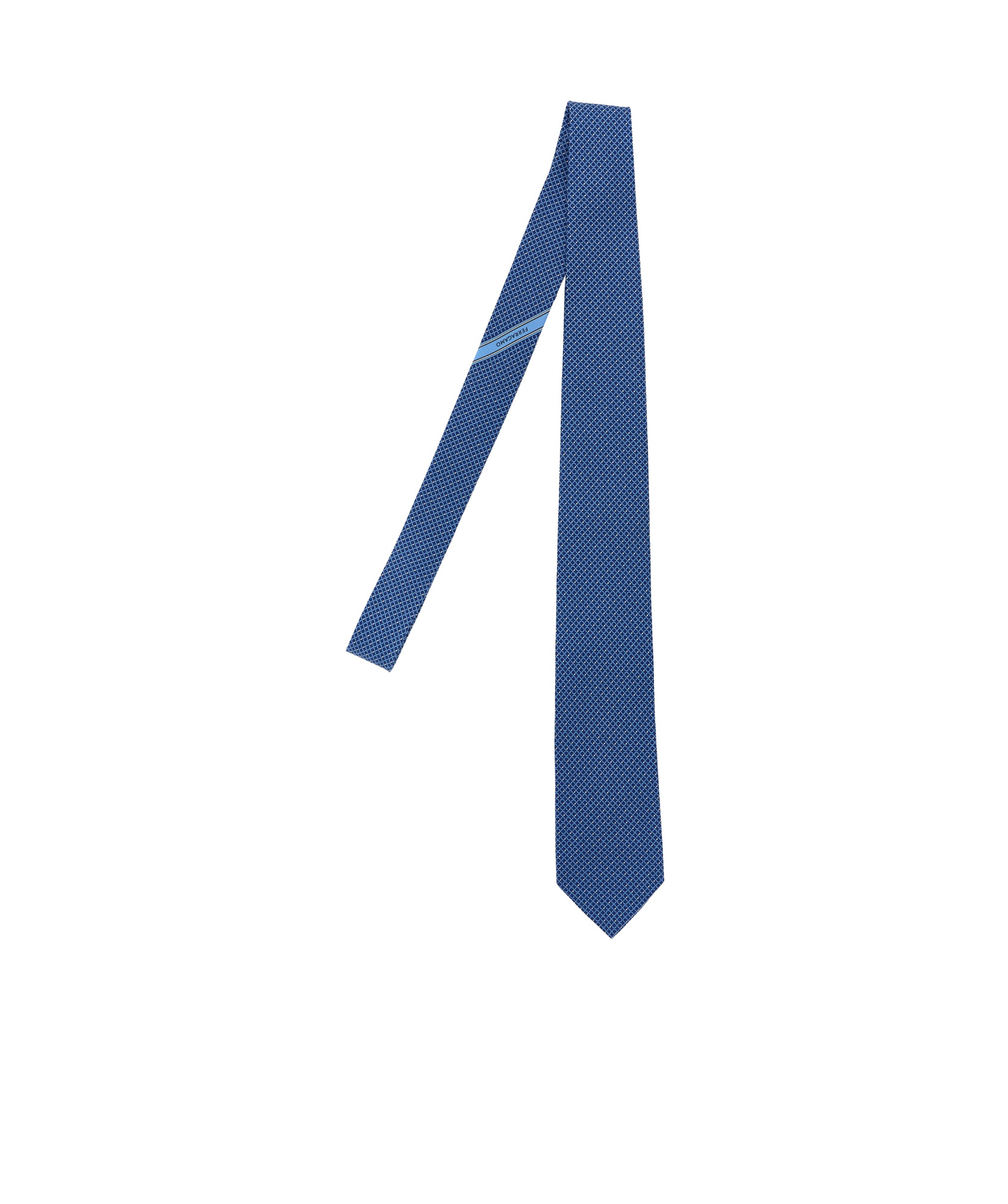 Ferragamo Printed Tie In Brown