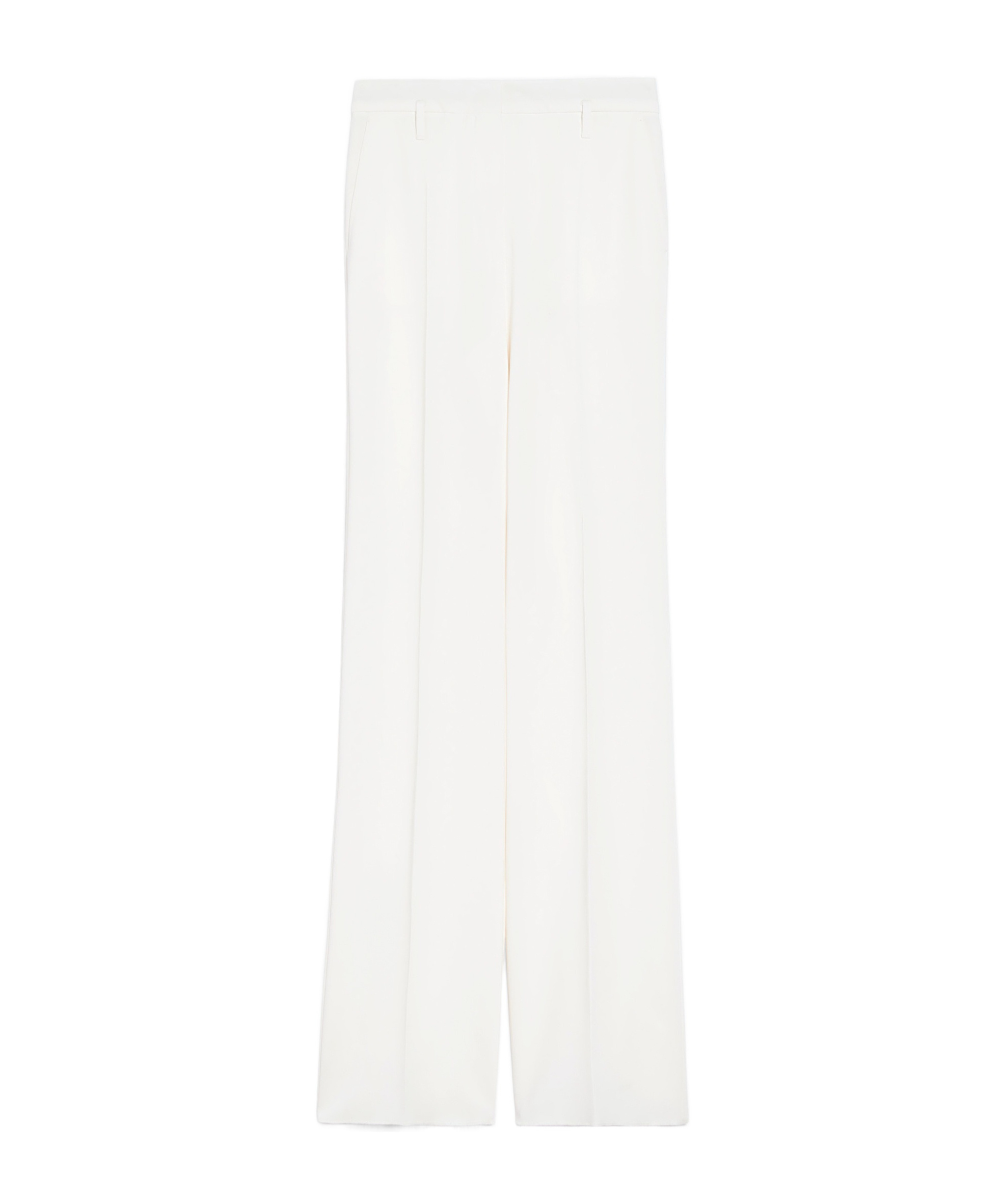 Max Mara Belt-loop Casual Pants In White