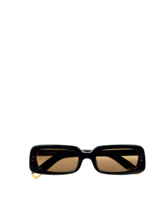 Jacquemus Rectangle Frame Sunglasses In Brown