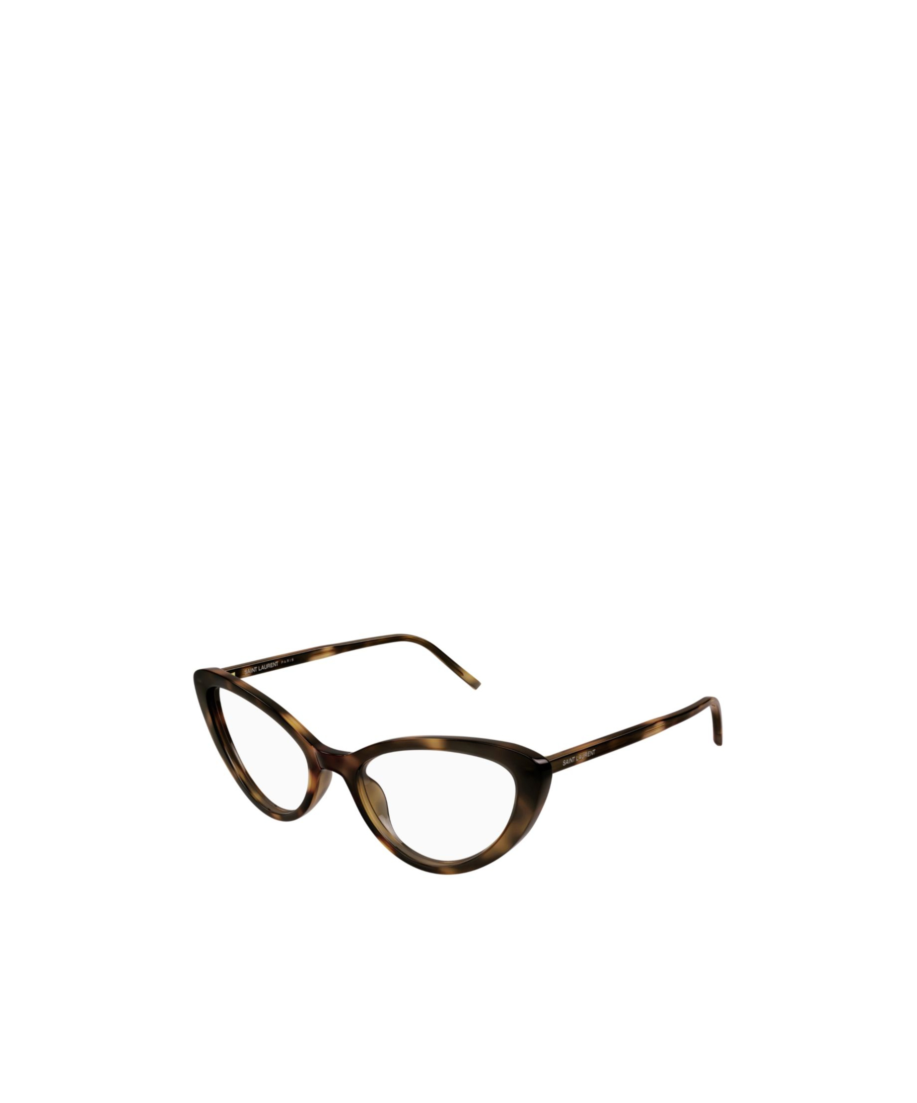 Saint Laurent Cat-eye Glasses In Brown