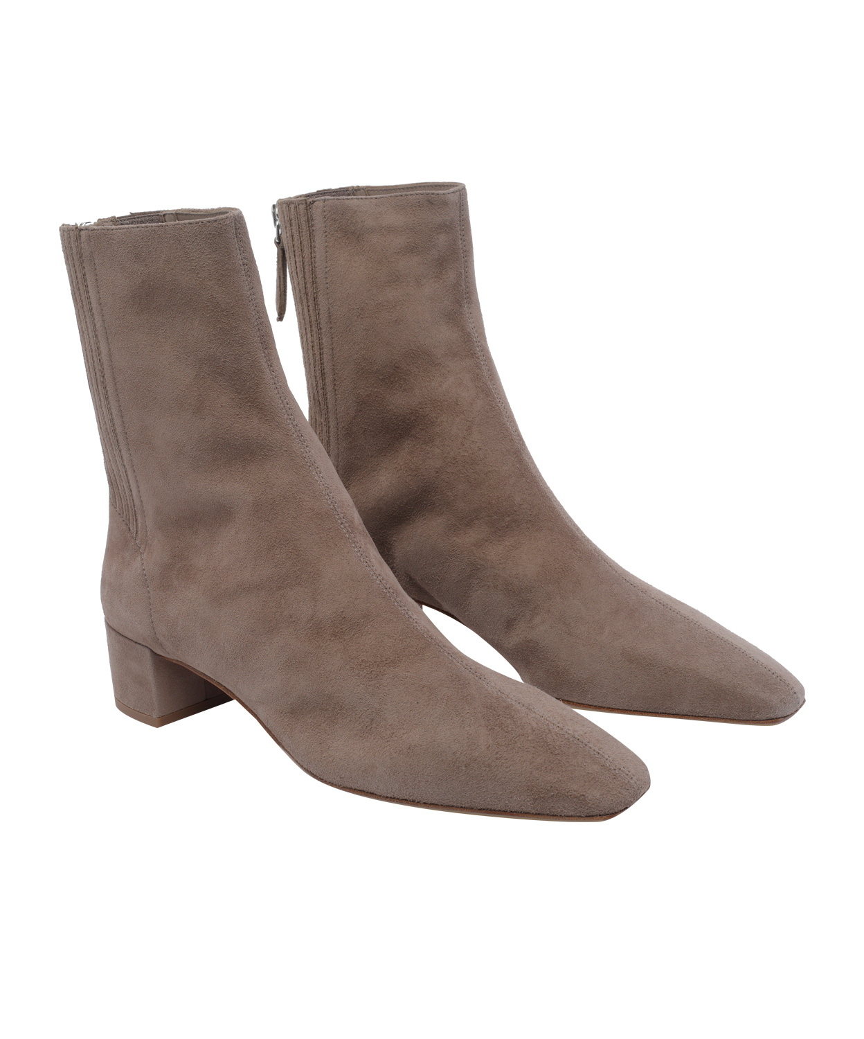 Aquazzura Honore Pointed Toe Boots In Brown
