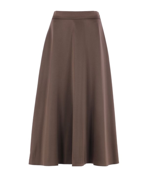 Brunello Cucinelli Elasticated-waistband Flared Skirt