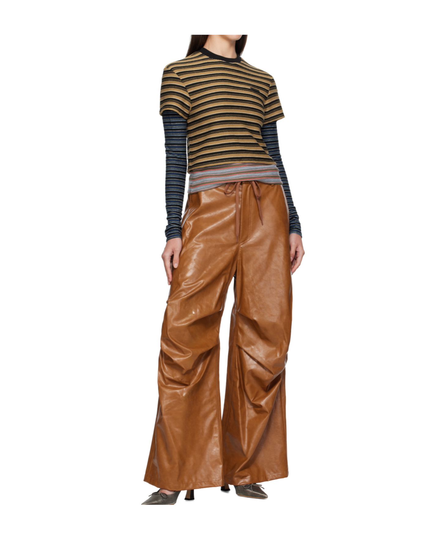 Andersson Bell Striped Long-sleeved T-shirt In Multi