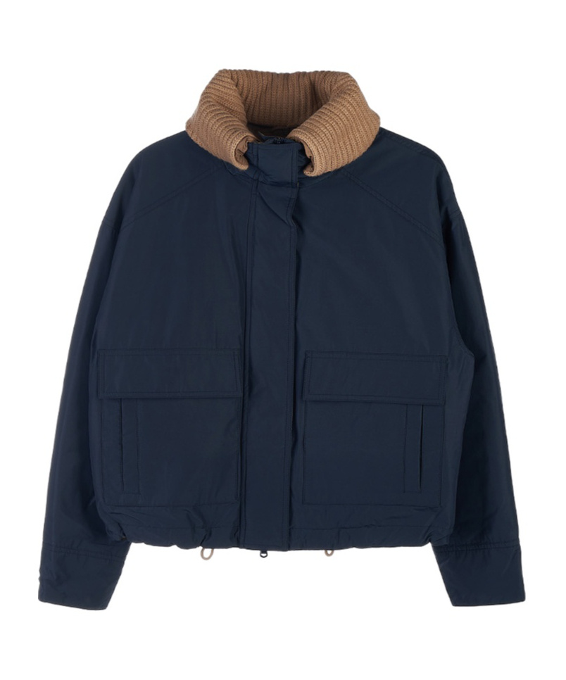 Brunello Cucinelli Long-sleeved Casual Jacket In Navy Blue