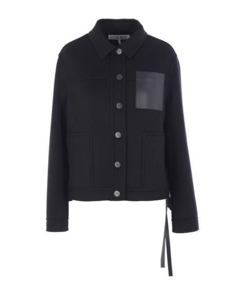 Loewe Long Sleeve Jacket In Black