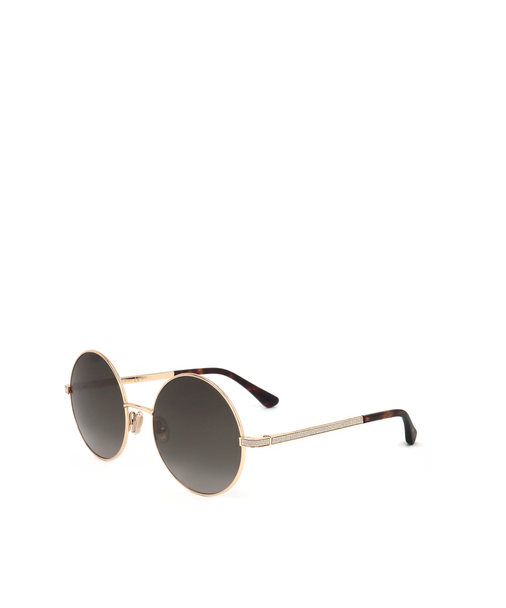 Jimmy Choo Round Sunglasses In Multicolor