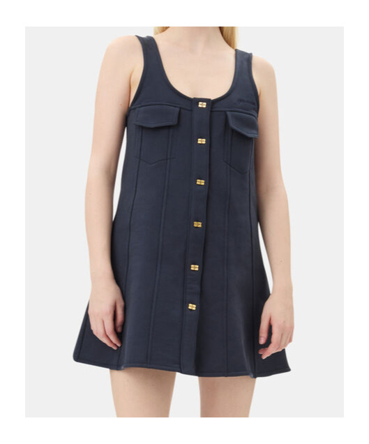 Ganni Women Mini Dress In Black