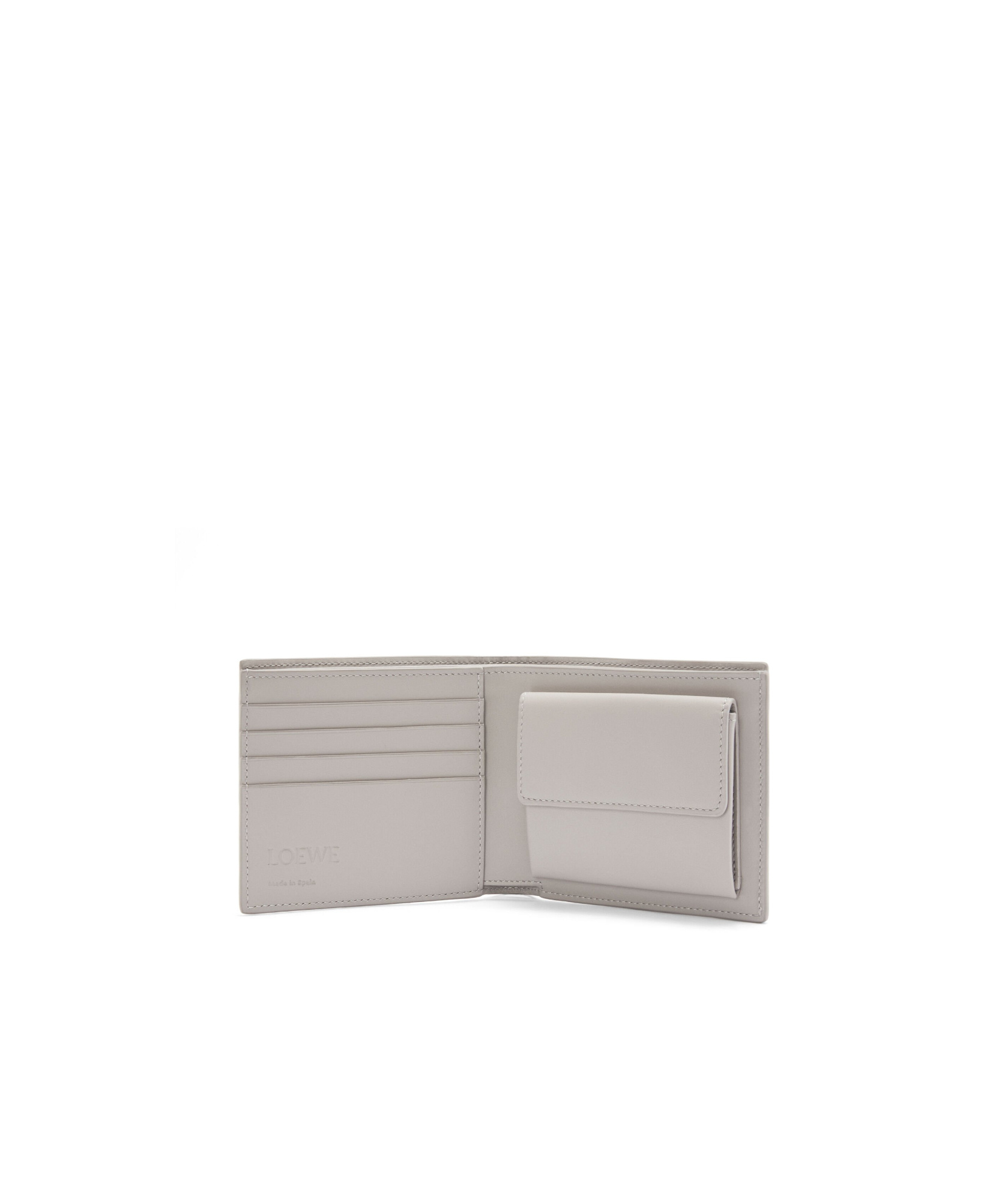 Loewe Double-fold Wallet In Gray