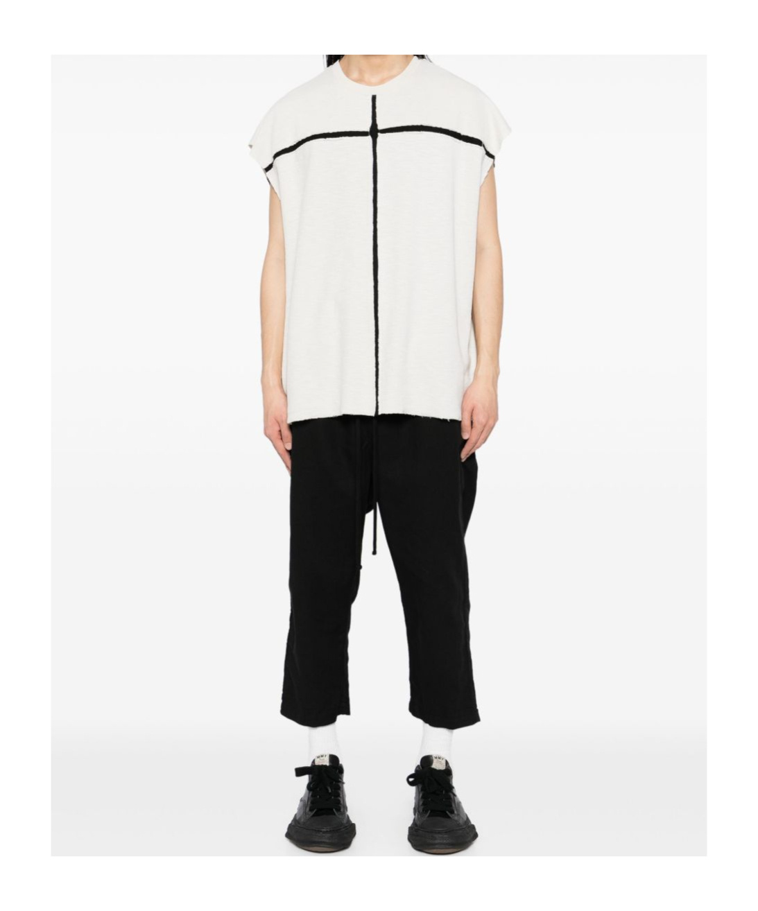 Thom Krom Elasticated Waistband Track Pants In Black