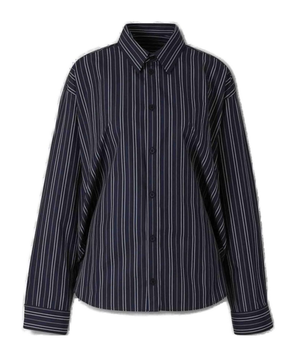 Balenciaga Pinstriped Long-sleeved Shirt