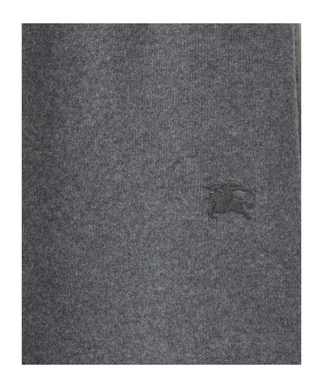 Burberry Cashmere-blend Logo Sweatpants In Gray