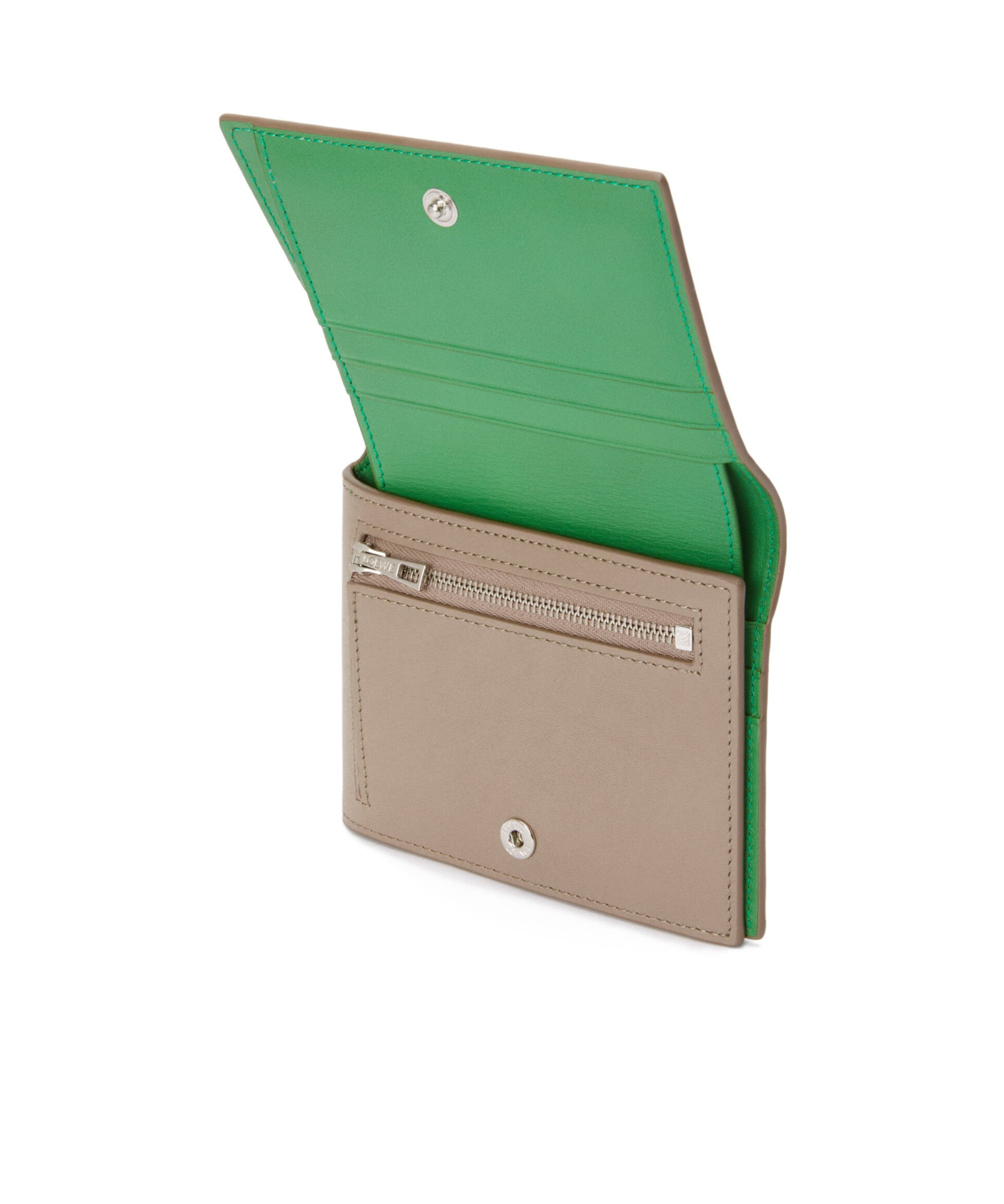 Loewe Logo Book Wallet In Nude