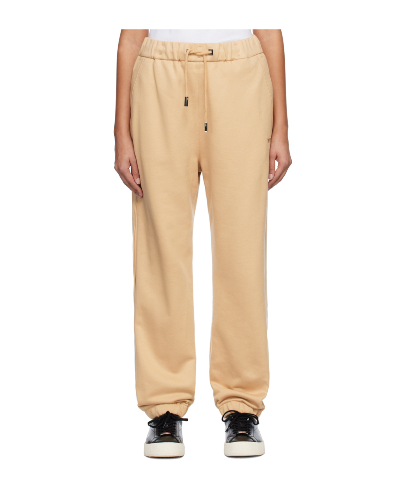 Wooyoungmi Beige Drawstring Lounge Pants In Brown