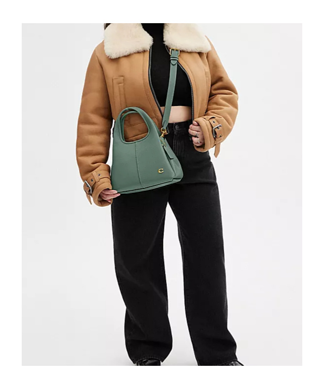 Coach Double Handle Shoulder Bag In Green
