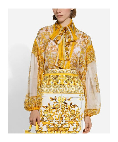 Dolce & Gabbana Camisa - Amarillo In Nude
