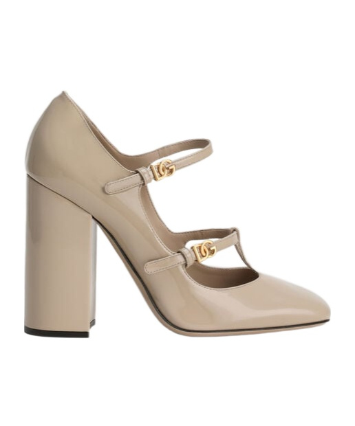 Dolce & Gabbana Dg Buckle-embellished Leather Pumps In Green