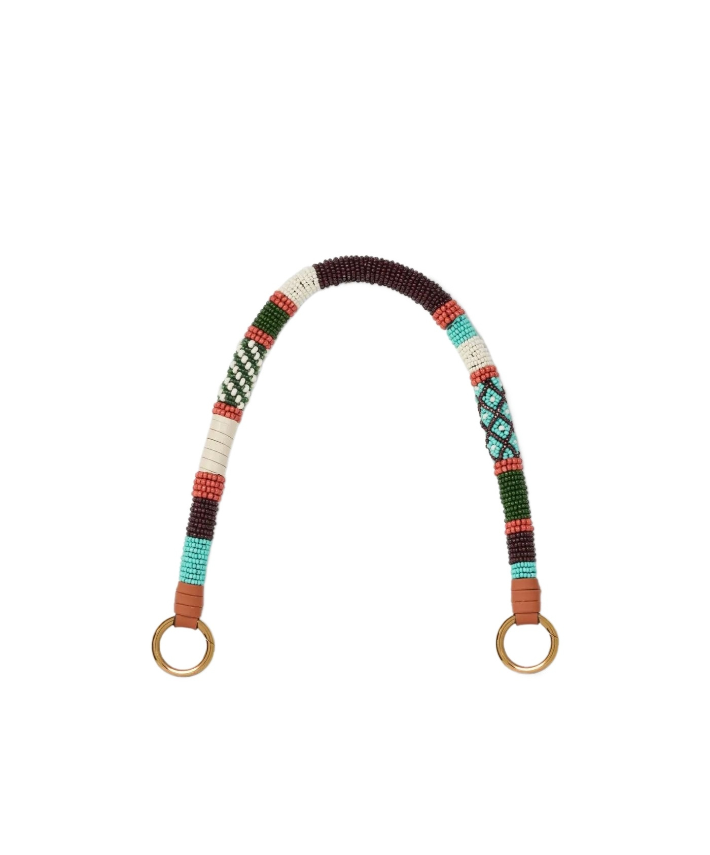 Etro Bead-embellished Keychain In Multi