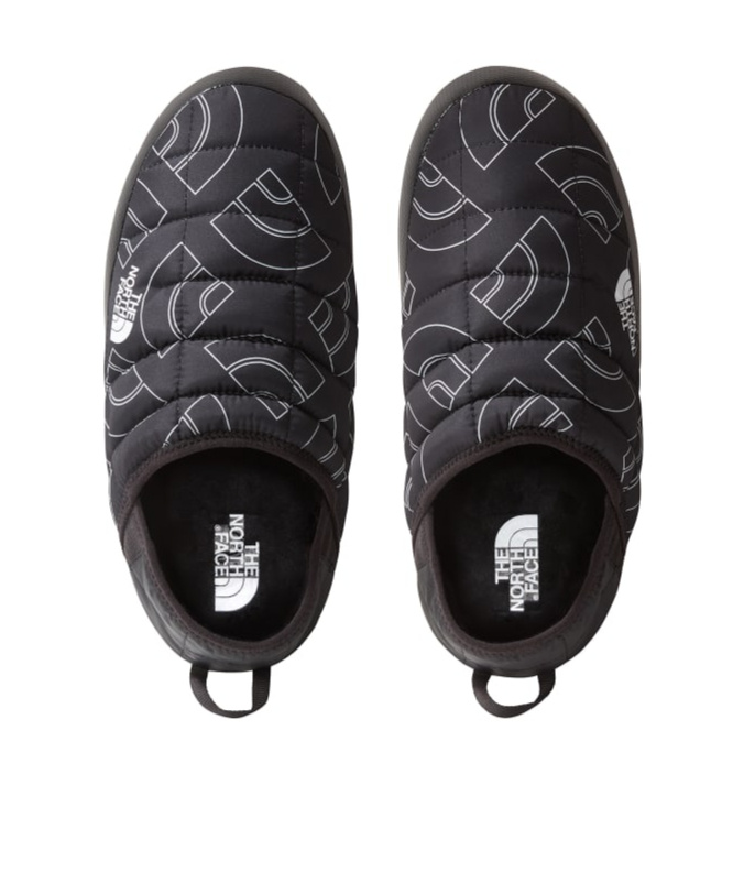 The North Face Thermoball Traction V Quilted Mules In Black