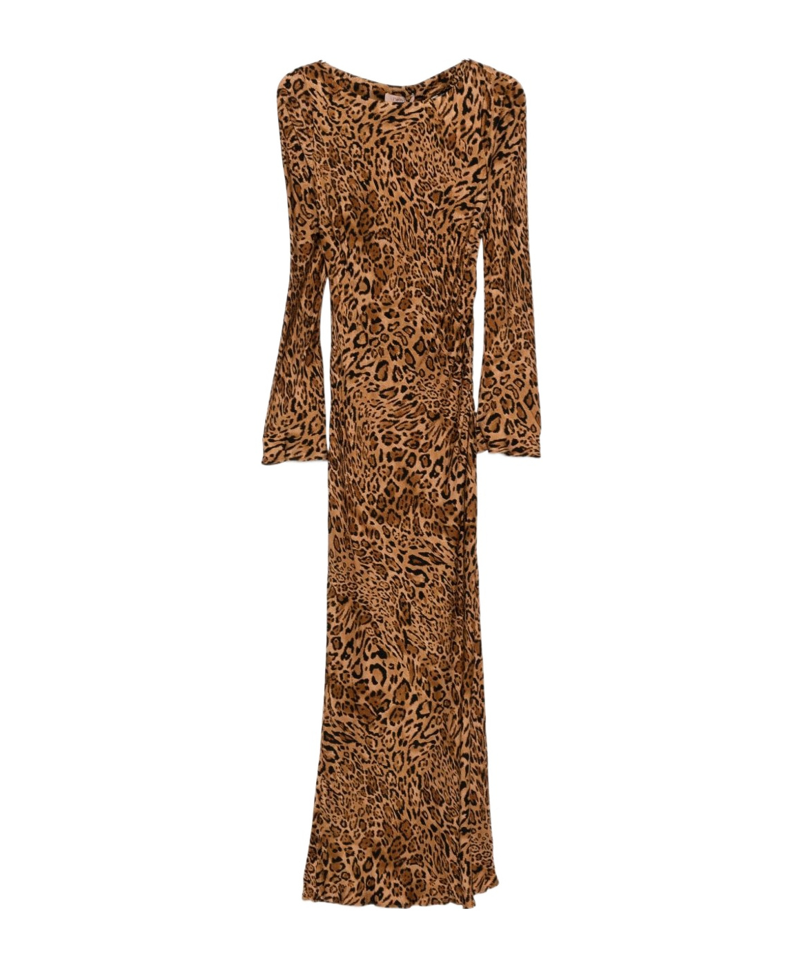 Twinset Abito St. Animalier In Brown
