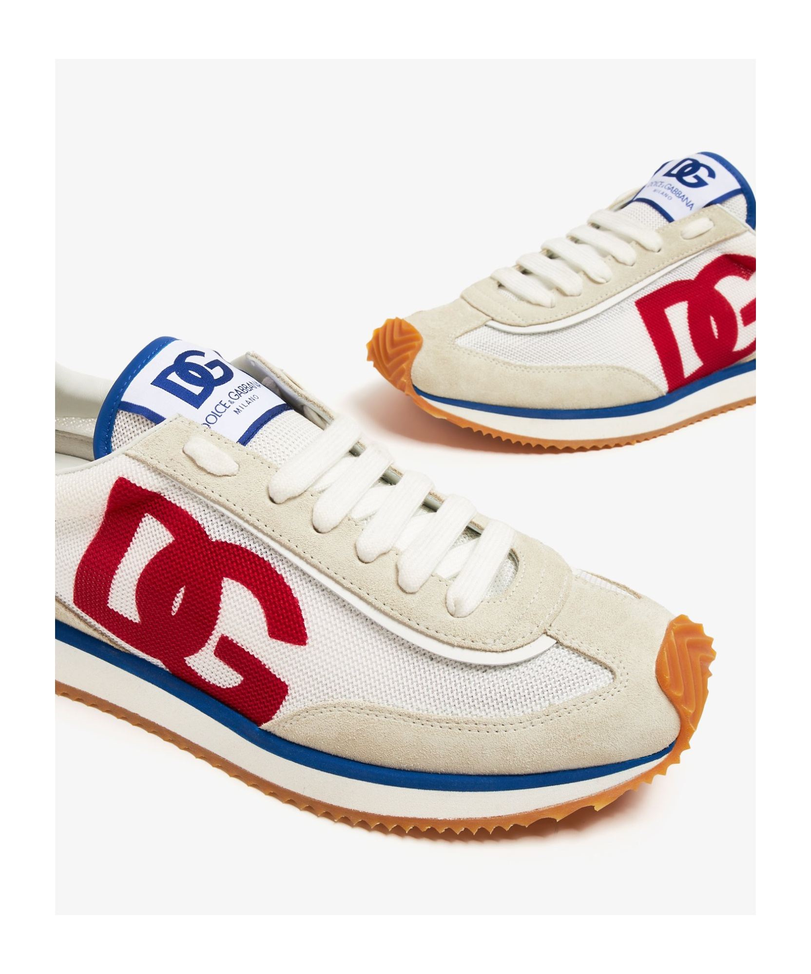 Dolce & Gabbana Dg Cushion Sneakers Beige In Multicolor