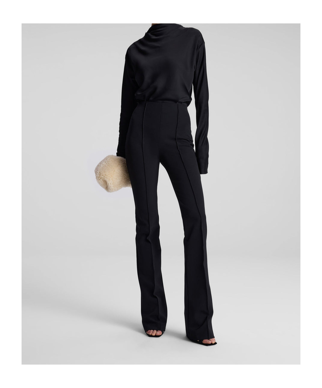 A.l.c High-waisted Casual Pants In Black