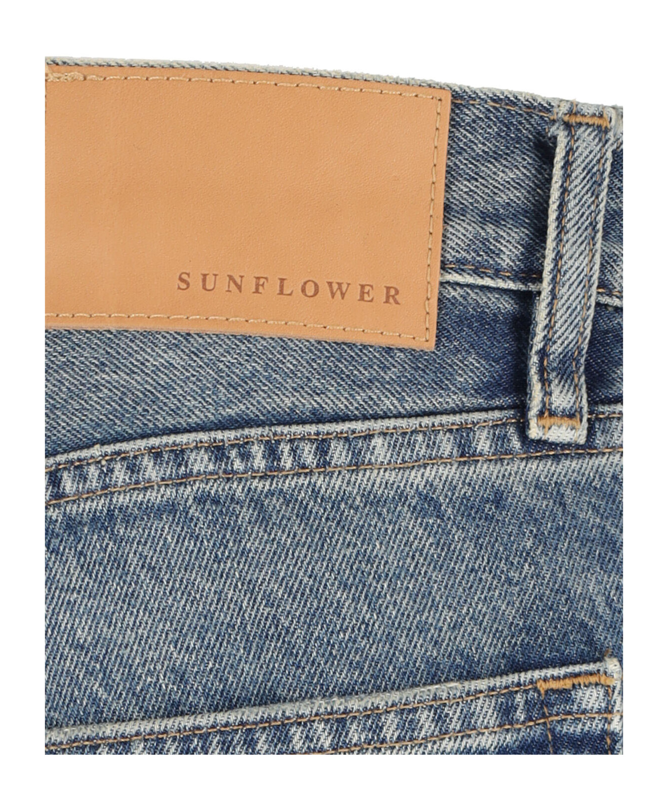 Sunflower Loose Wide Jeans In Blue