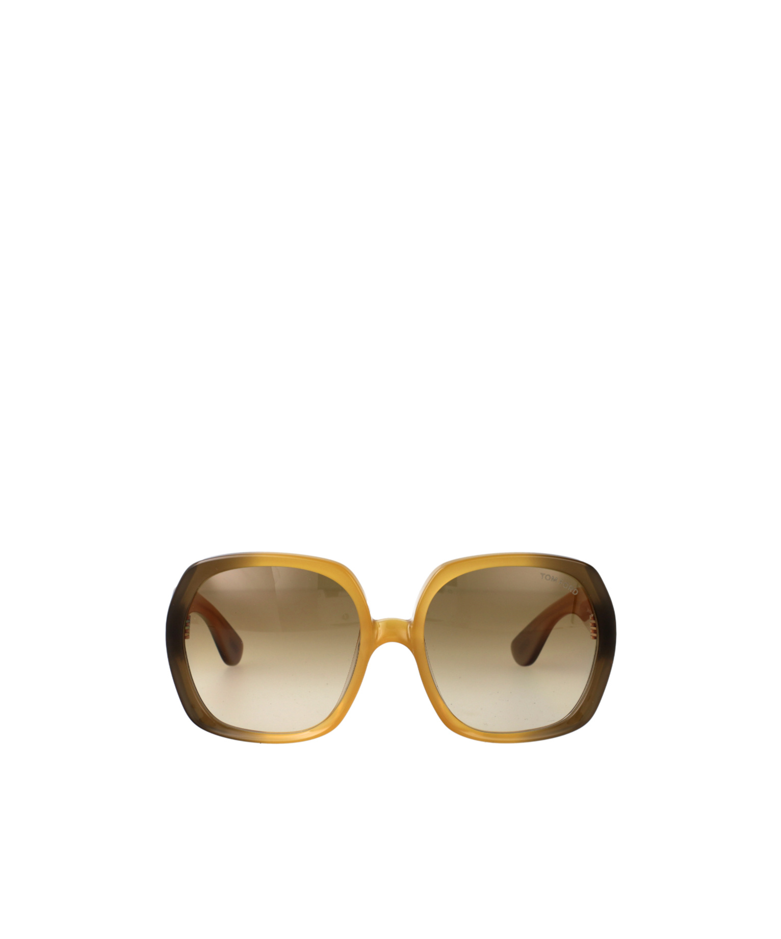 Tom Ford Geometric Frame Sunglasses In Neutral