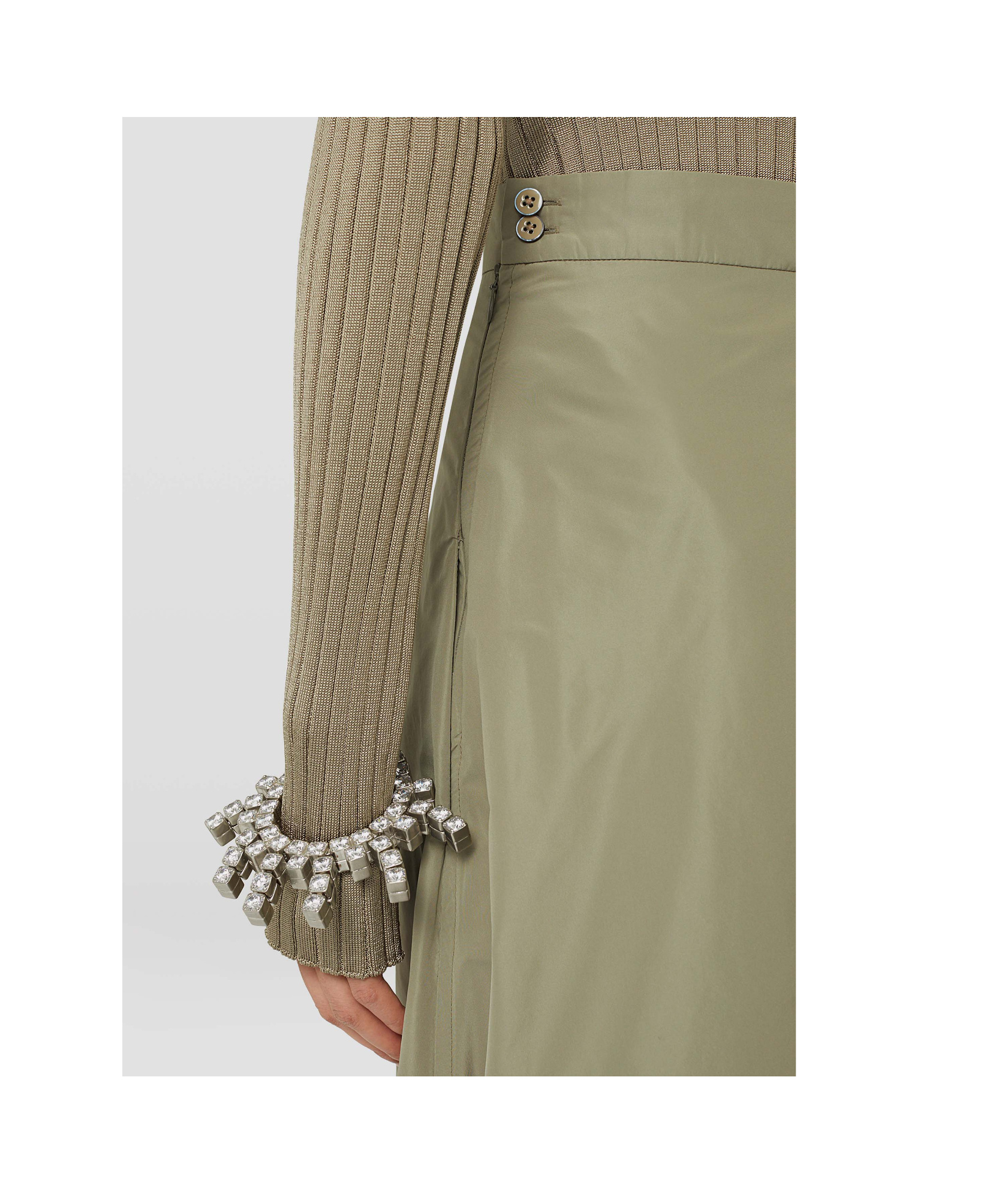 Jil Sander A-line Maxi Skirt In Nude